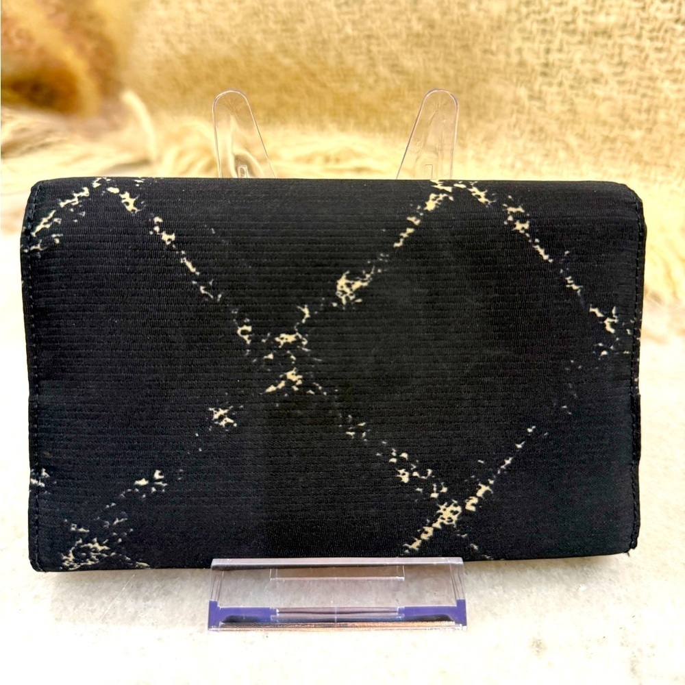 Chanel Black and White Travel Line Nylon Bifold Long Wallet - Picture 3 of 11